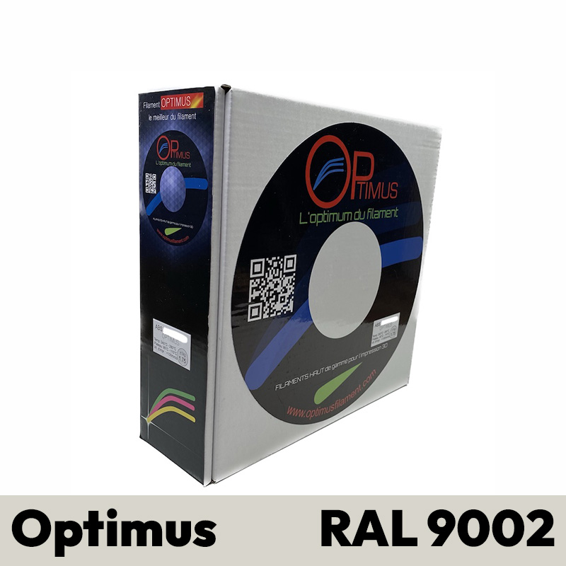 Filament ABS Blanc-gris RAL 9002 - OPTIMUS